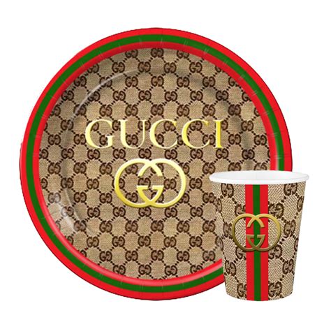 gucci plates and cups.